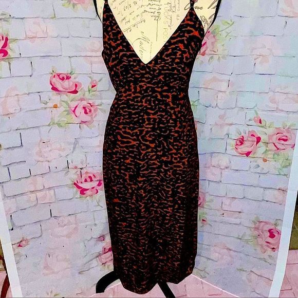 NWT! “BLUE LIFE”RED& Black Cheetah maxi - Picture 6 of 15